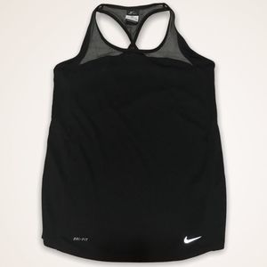 NIKE Dri Fit Mesh Strap Racerback Running Tank